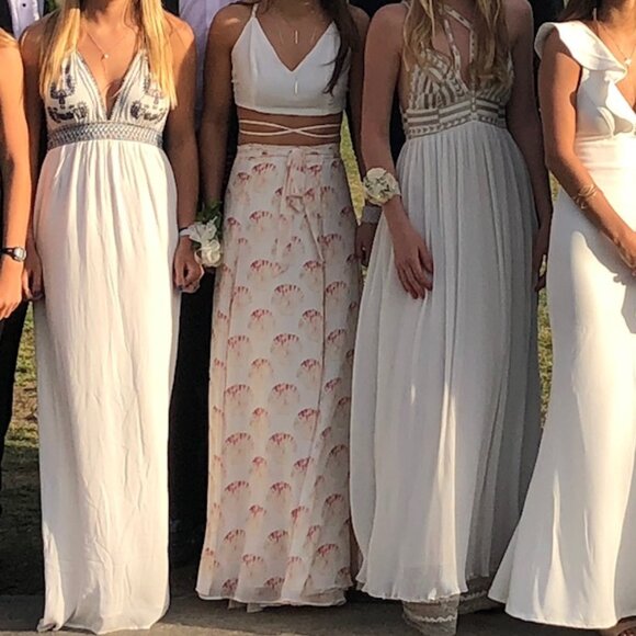 Seashell Maxi Wrap Skirt (Alexis Wren Hydra Wrap Skirt) - Picture 2 of 8